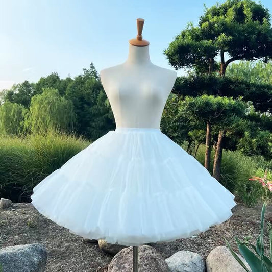 4 Layer 45cm Ultra Poof Boneless Organza Lolita Petticoat BY9292