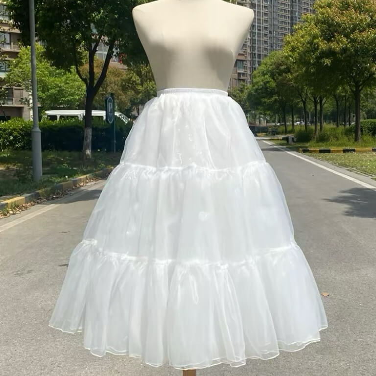 4 Layer 70cm Long Organza Lolita Petticoat BY9291