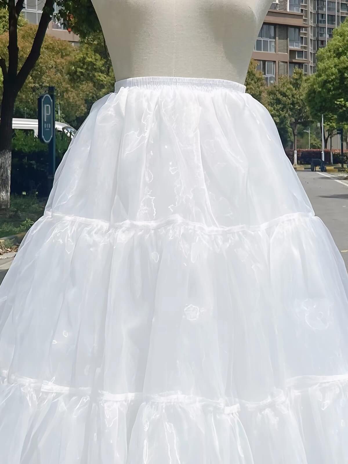4 Layer 70cm Long Organza Lolita Petticoat BY9291