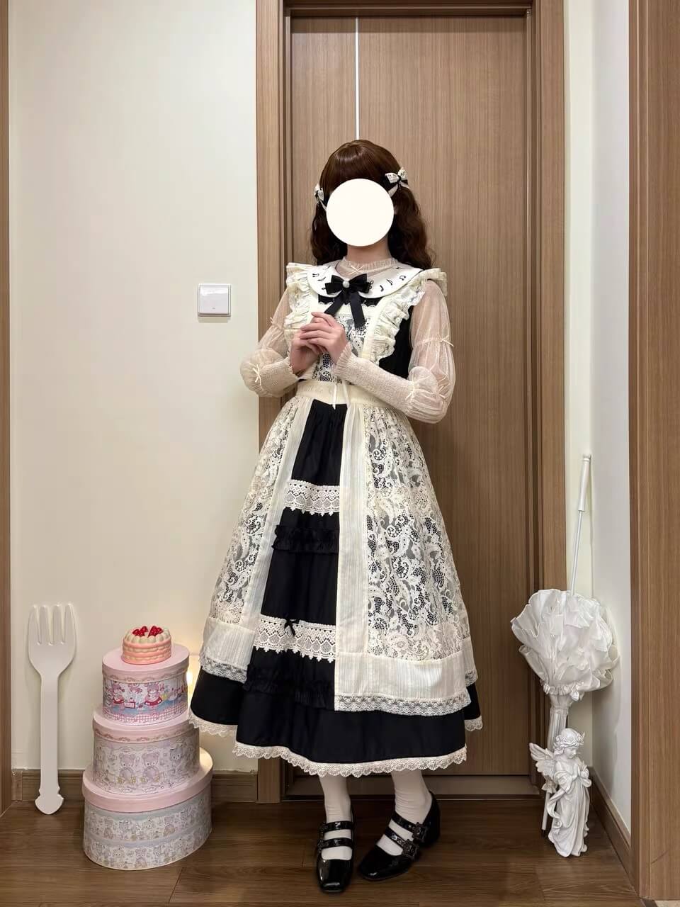 4 Layer 70cm Long Organza Lolita Petticoat BY9291