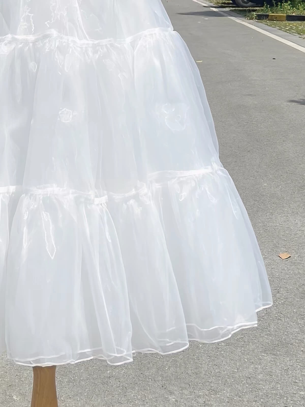 4 Layer 70cm Long Organza Lolita Petticoat BY9291