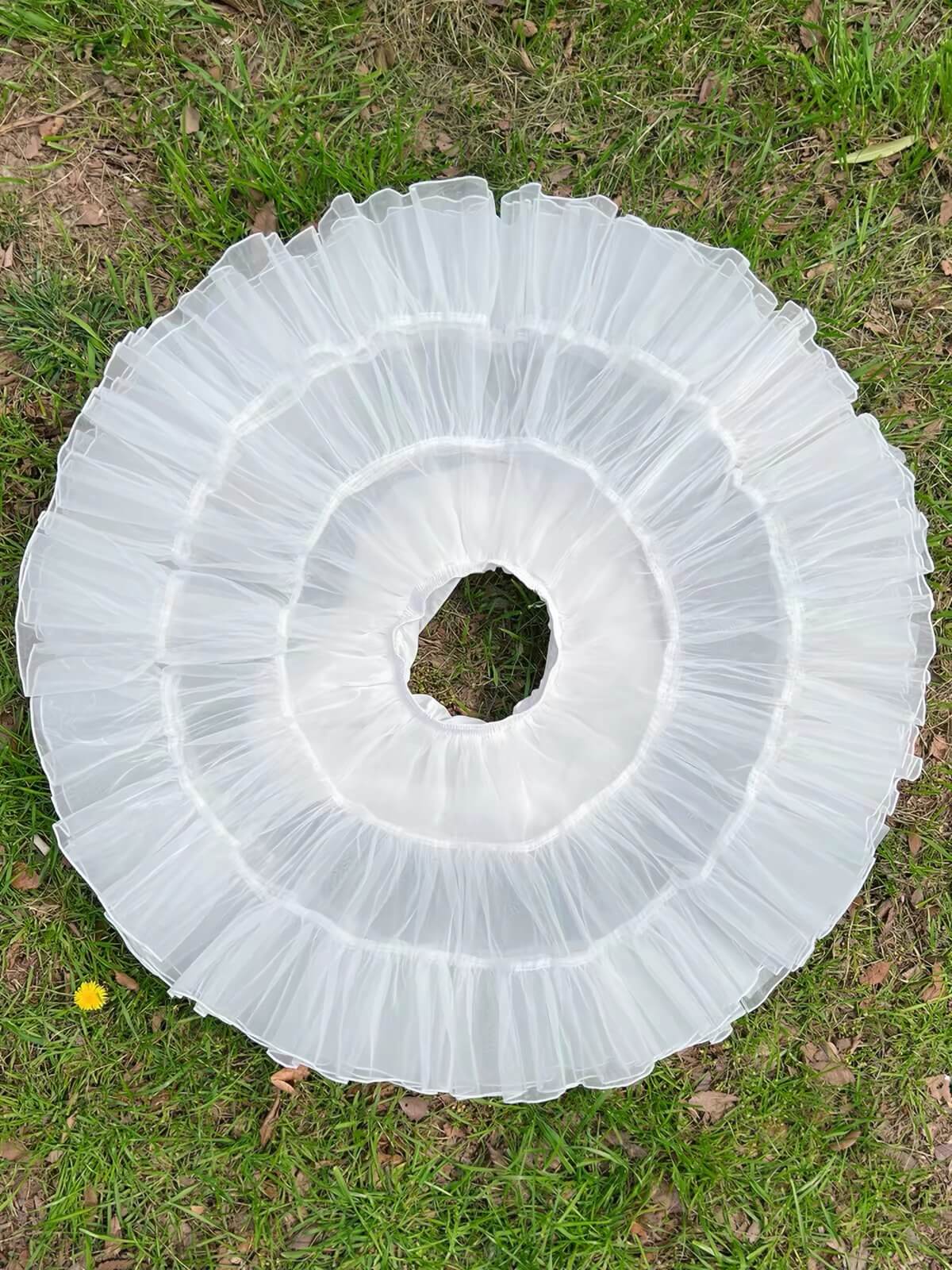 4 Layers 40cm Boneless Soft Tulle Lolita Petticoat BY9298