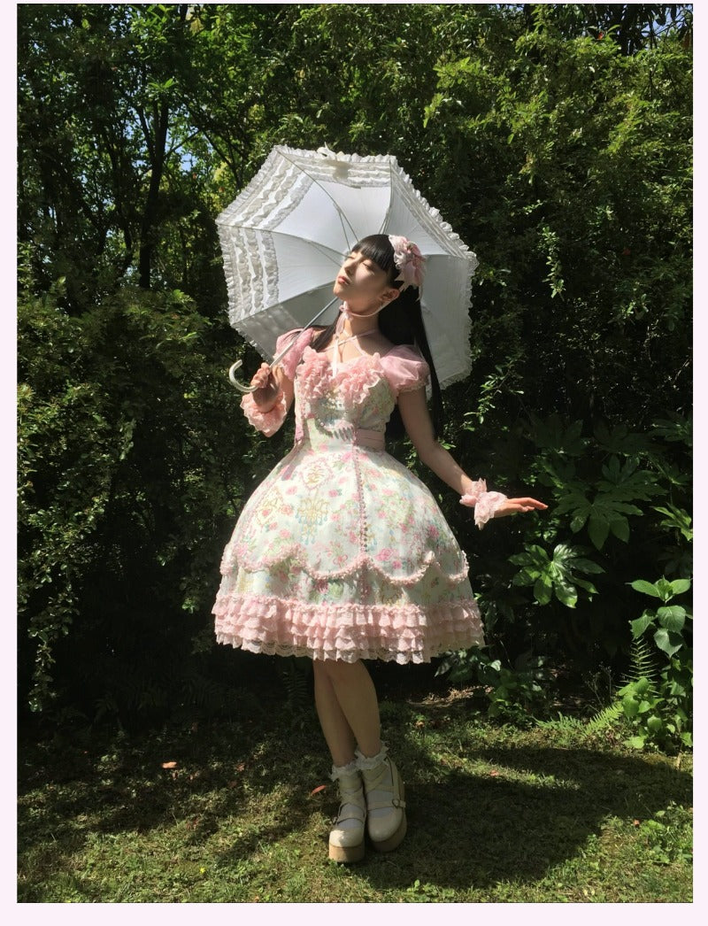Floral Wall Lolita JSK/OP BY1201