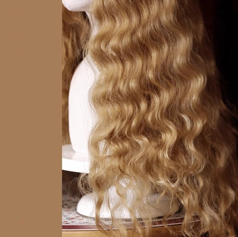 rincess Diary - French Fluffy Wool Curl Long Lolita Wig by0994