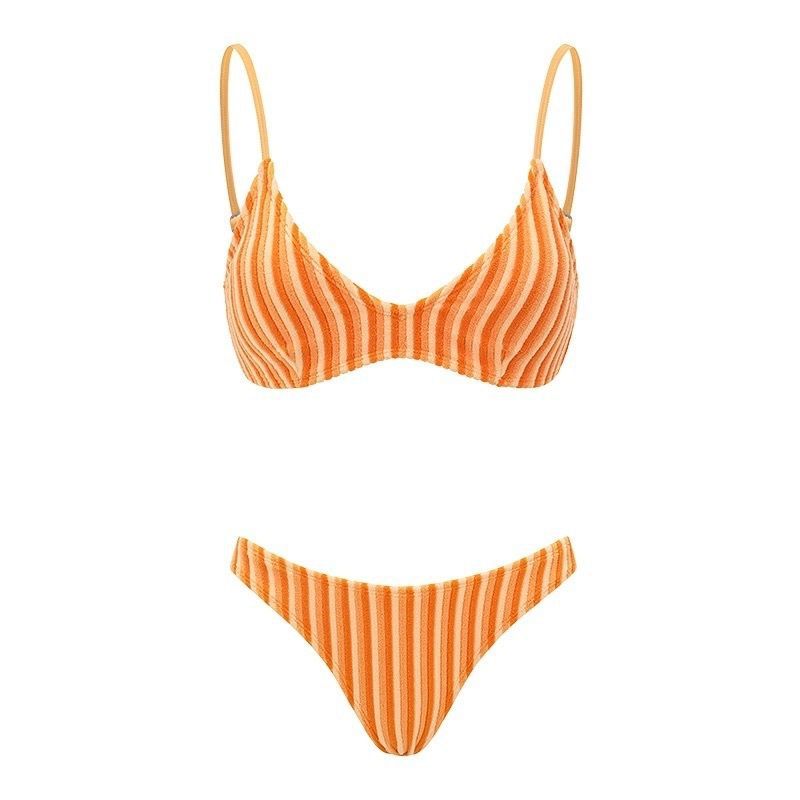 Orange Soda Beach Resort Bikini 3-Piece Set