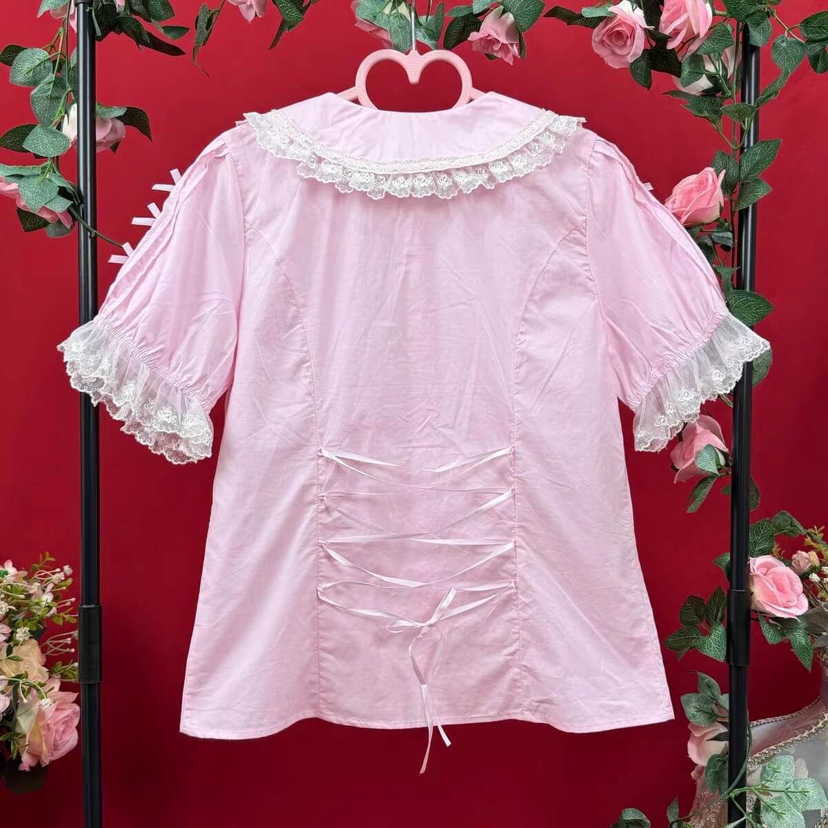 4 Colors Peter Pan Doll Collar Cotton Lolita Blouse BY9266