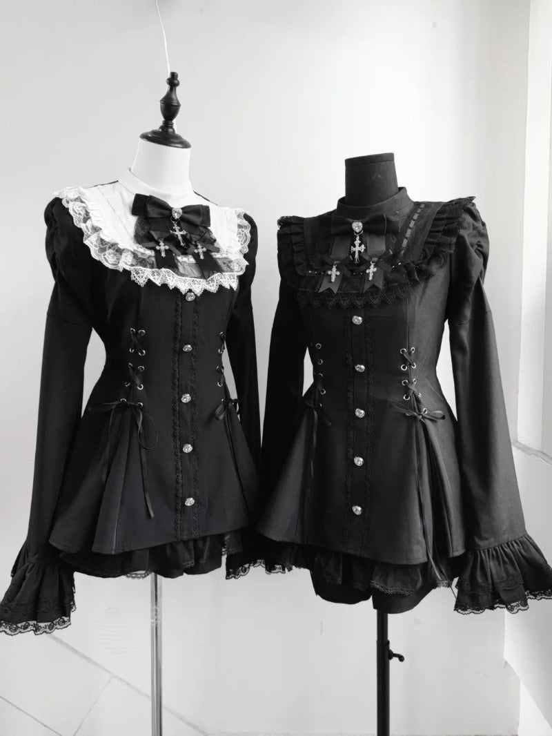 Cute Lolita Flutter Sleeve Dress BY9292