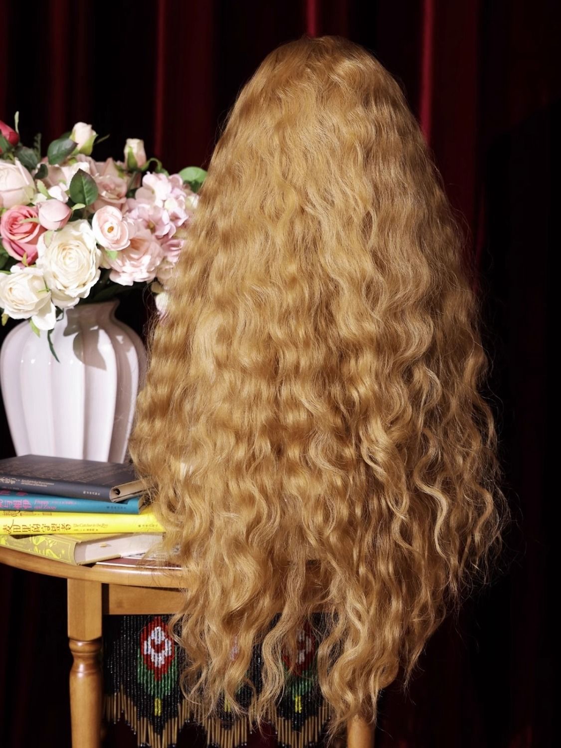 rincess Diary - French Fluffy Wool Curl Long Lolita Wig by0994