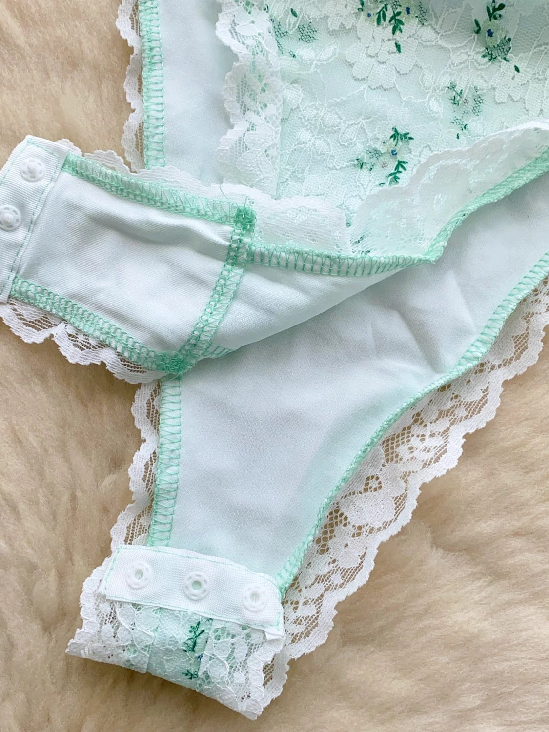 Sweet floral embroidery mesh jumpsuit BY0013