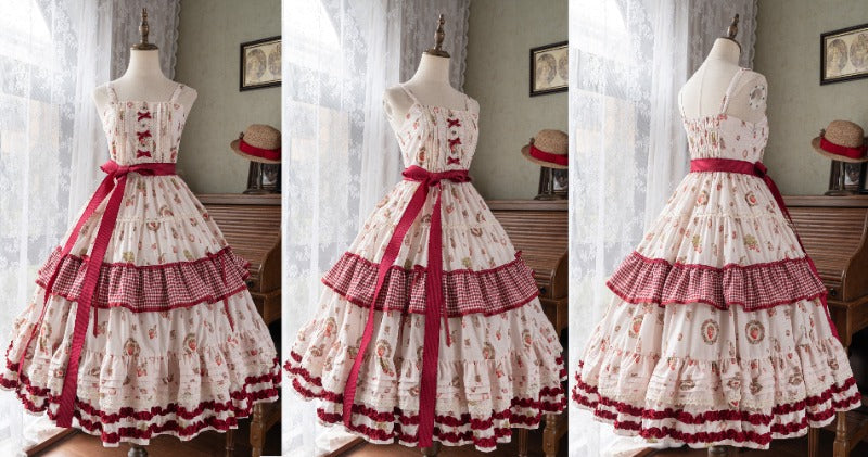 Sweet Little Strawberry Lolita JSK Dress BY1016