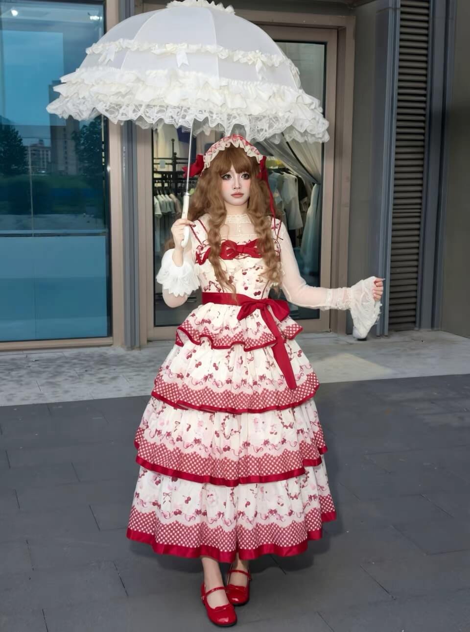 4 Layer 70cm Long Organza Lolita Petticoat BY9291