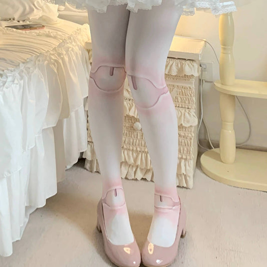80D BJD Joint Doll Printed Lolita Tights BY2222