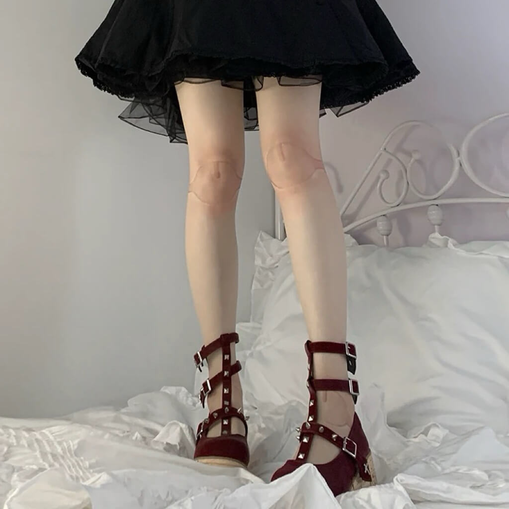 80D BJD Joint Doll Printed Lolita Tights BY2222