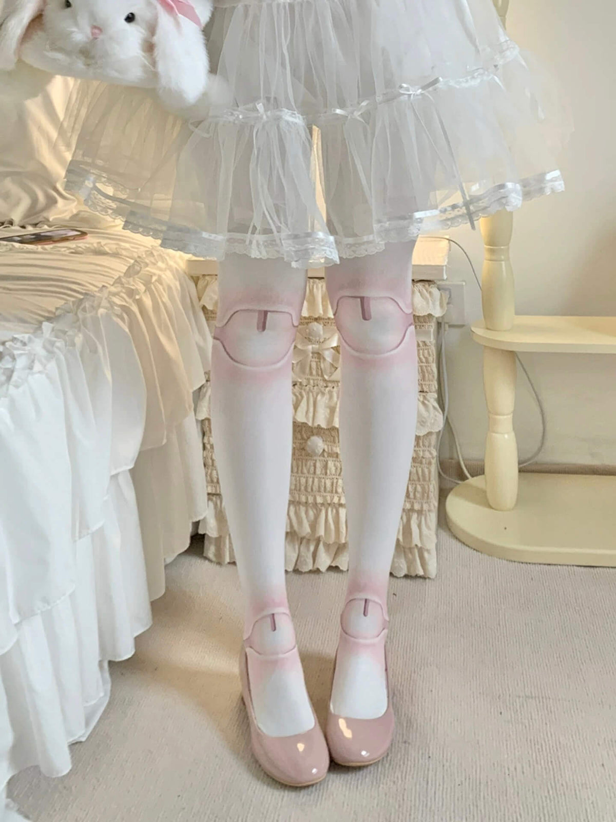 80D BJD Joint Doll Printed Lolita Tights BY2222