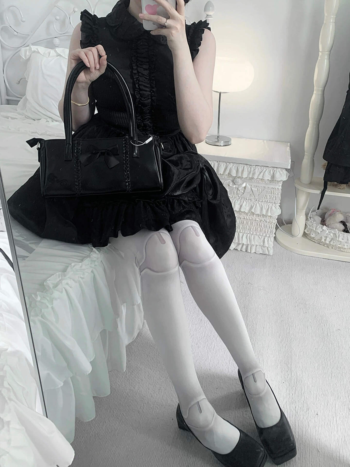 80D BJD Joint Doll Printed Lolita Tights BY2222