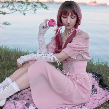 ''RESPBERRY'' HIME CUT LONG WIG BY31111