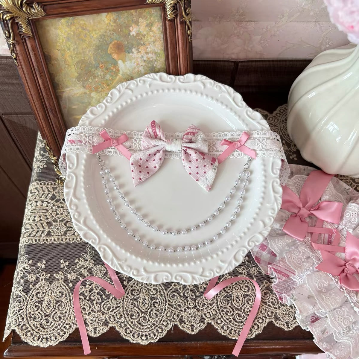 5 Colors Train Light Lolita JSK Lace Fairy Dress|In Stock BY0044