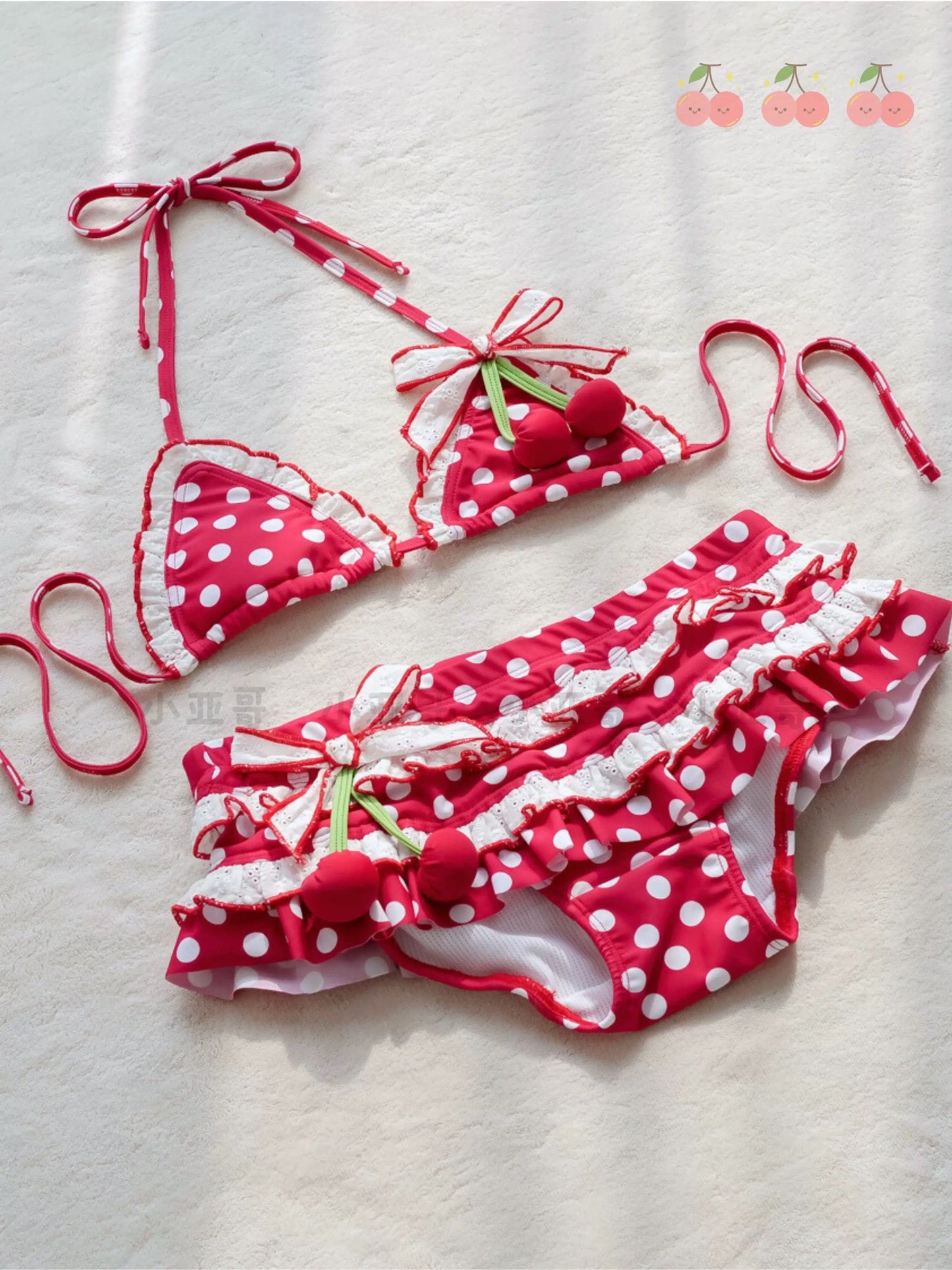 Sweet cherry bikini swimsuit BY0005