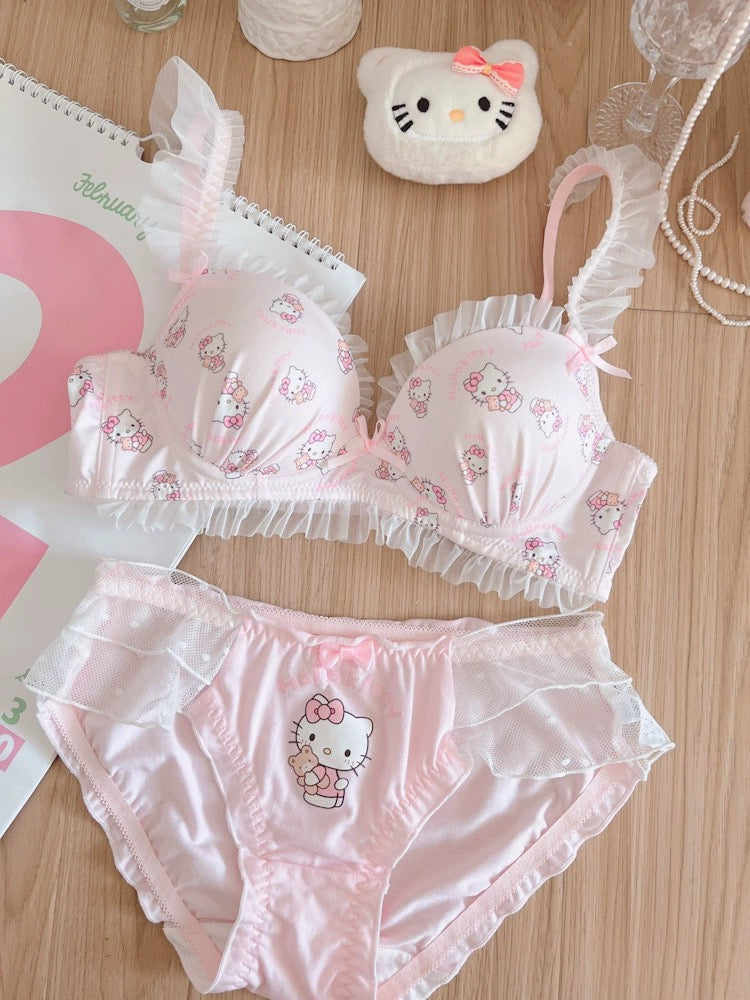 Japanese Cute Hello Kitty Matching Underwear Set for Couples BY2502