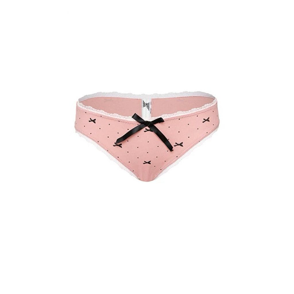 Girly Cute bow dots underwear BY0016