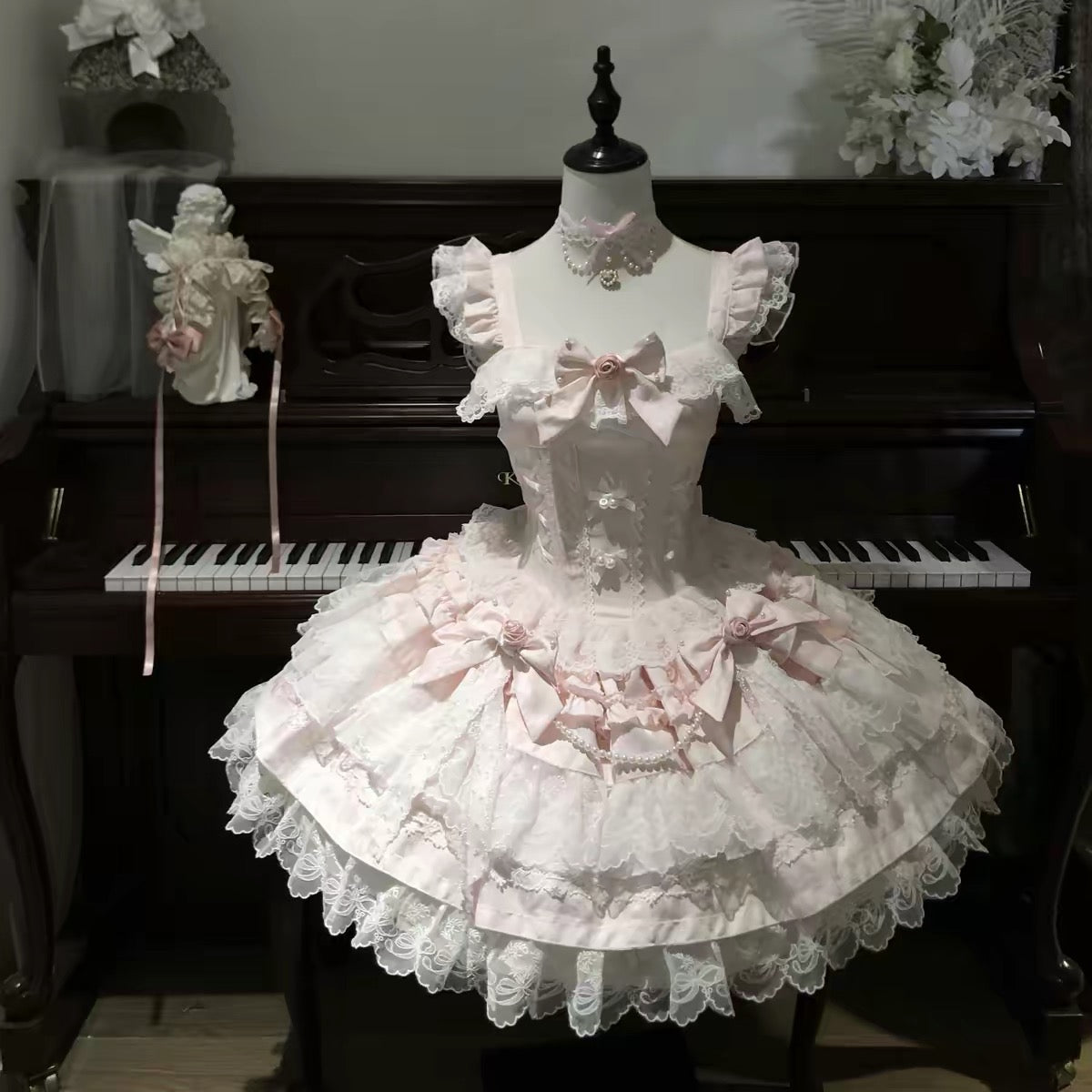 Misty Island Butterfly Ballet Lolita Cake Dress BY0099