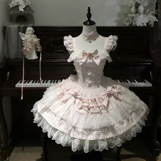 Misty Island Butterfly Ballet Lolita Cake Dress BY0099