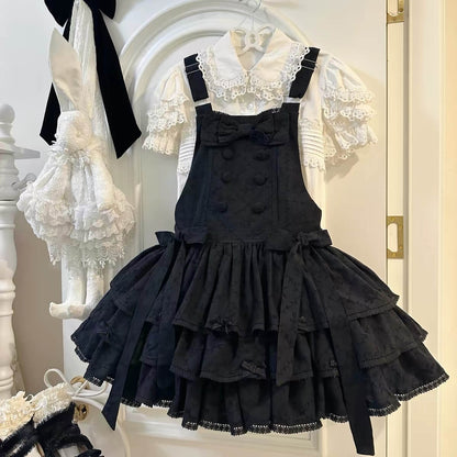 Cute Three Tier Cotton Lolita JSK|In Stock BY1008