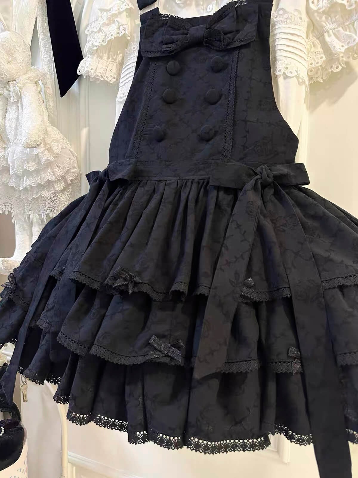 Cute Three Tier Cotton Lolita JSK|In Stock BY1008