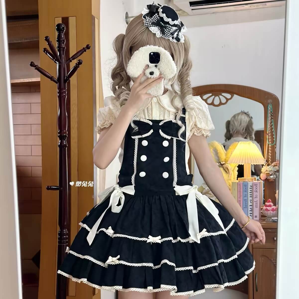 Cute Three Tier Cotton Lolita JSK|In Stock BY1008