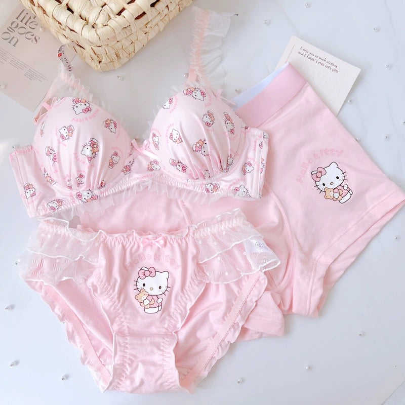 Japanese Cute Hello Kitty Matching Underwear Set for Couples BY2502