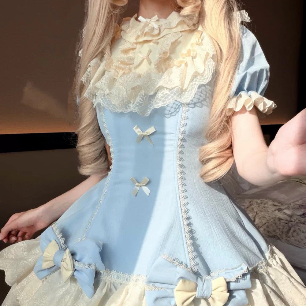 Cream Tart Pastel Pink Lolita Dress BY0044