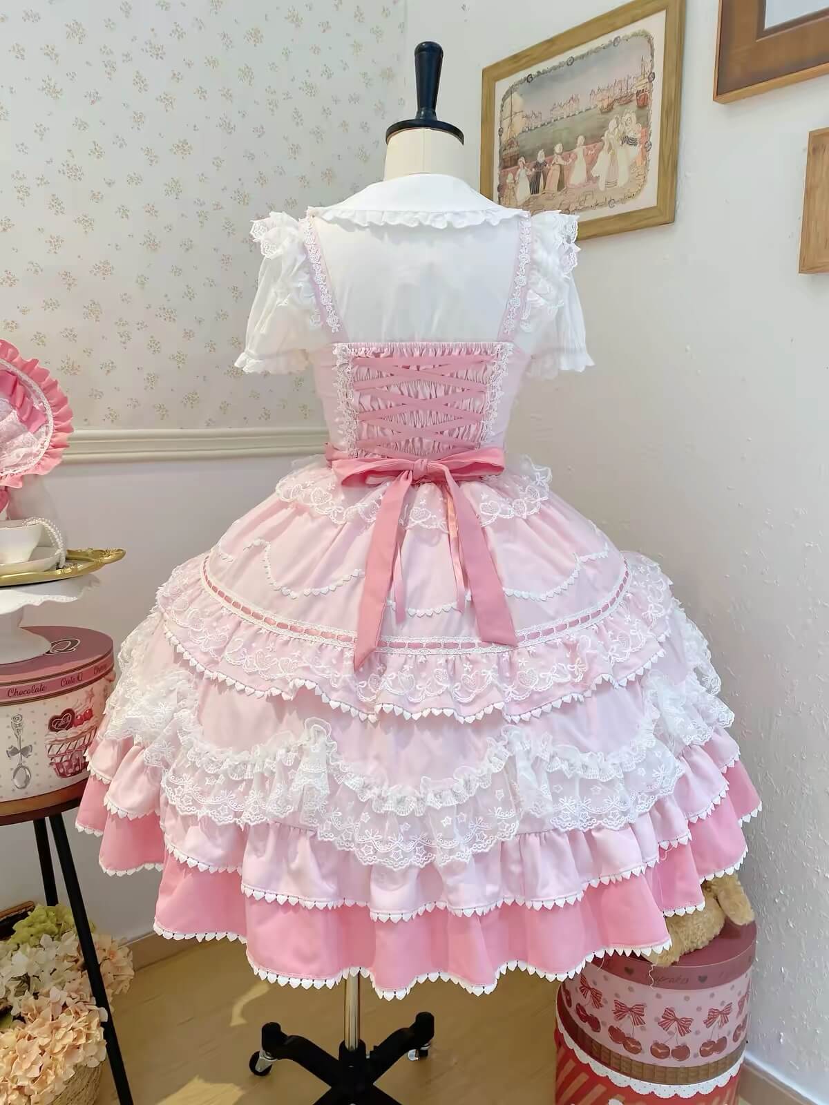 Fondant Cake Sweet Lolita JSK| In Stock BY1103