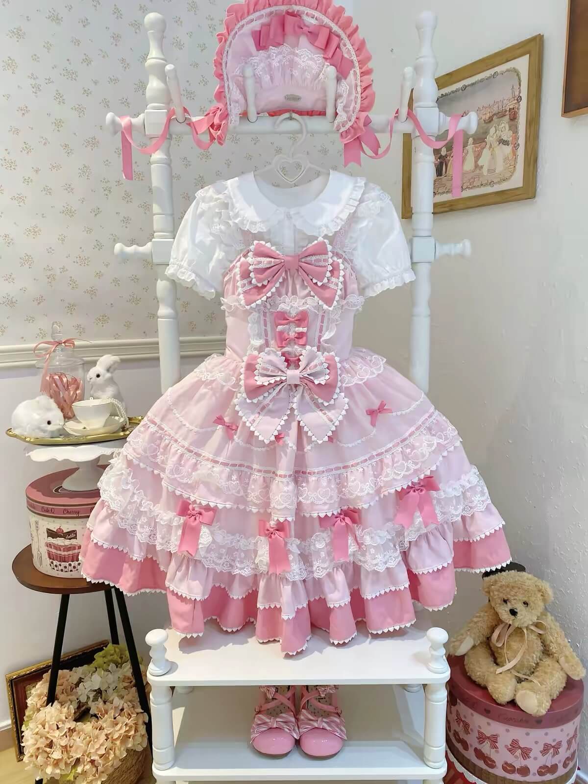 Fondant Cake Sweet Lolita JSK| In Stock BY1103