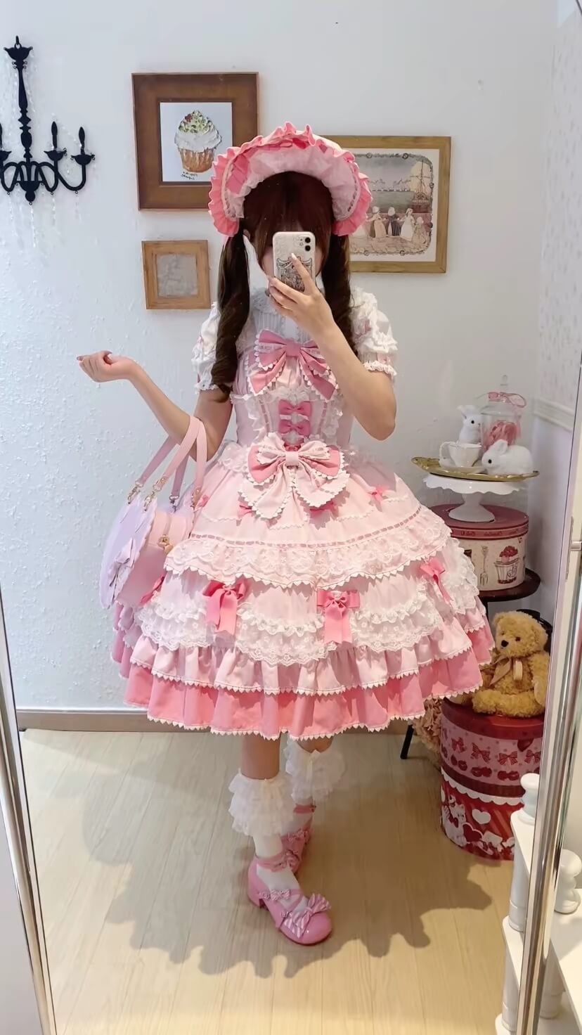 Fondant Cake Sweet Lolita JSK| In Stock BY1103