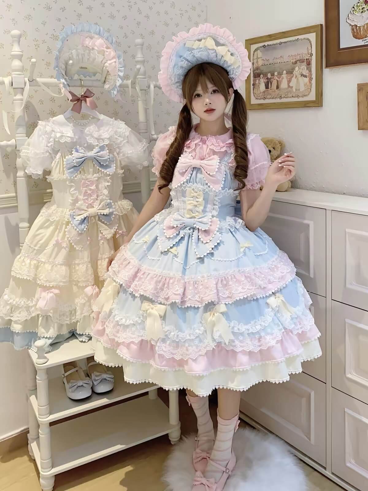 Fondant Cake Sweet Lolita JSK| In Stock BY1103