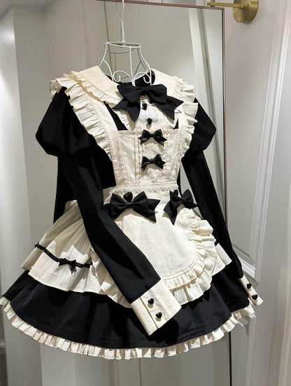 Halloween Vintage Maid Lolita Outfit In Stock BY1160