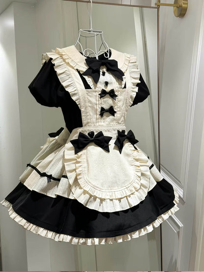 Halloween Vintage Maid Lolita Outfit In Stock BY1160