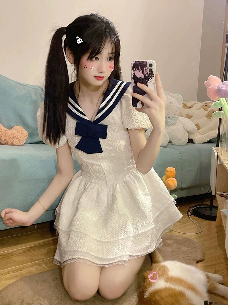Japanese academy navy princess dress BY40700