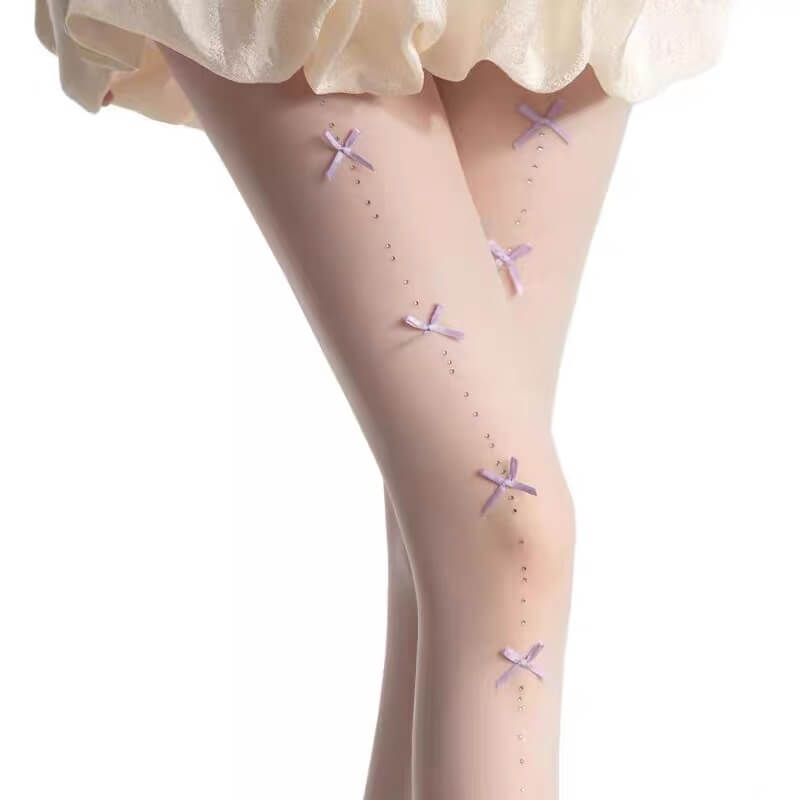 Kawaii Japanese Lolita White Tights BY9216