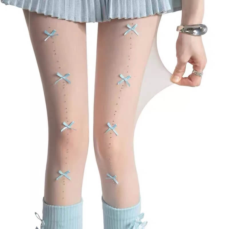Kawaii Japanese Lolita White Tights BY9216