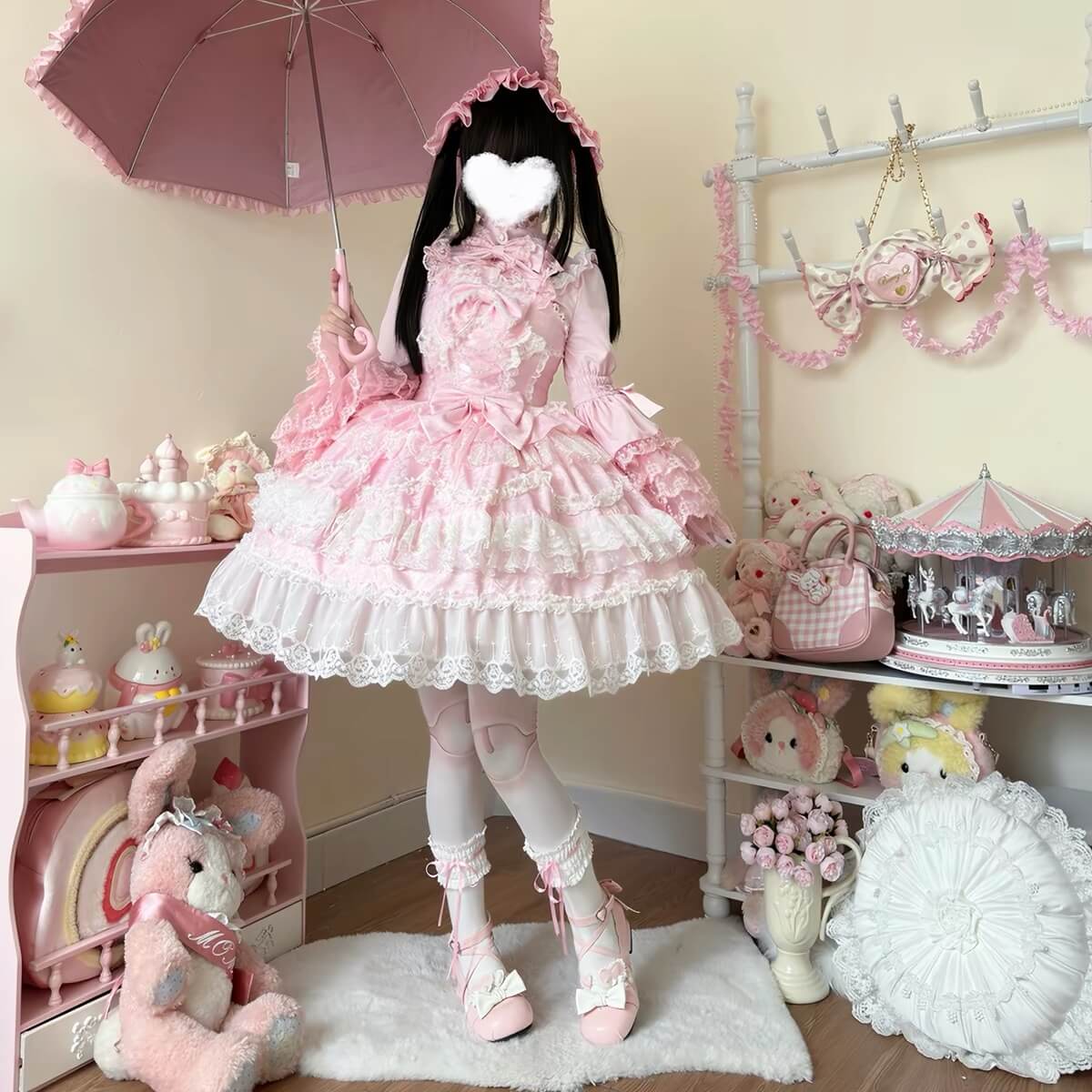 Love & Palpitation Bridal Lolita JSK| In Stock BY1120
