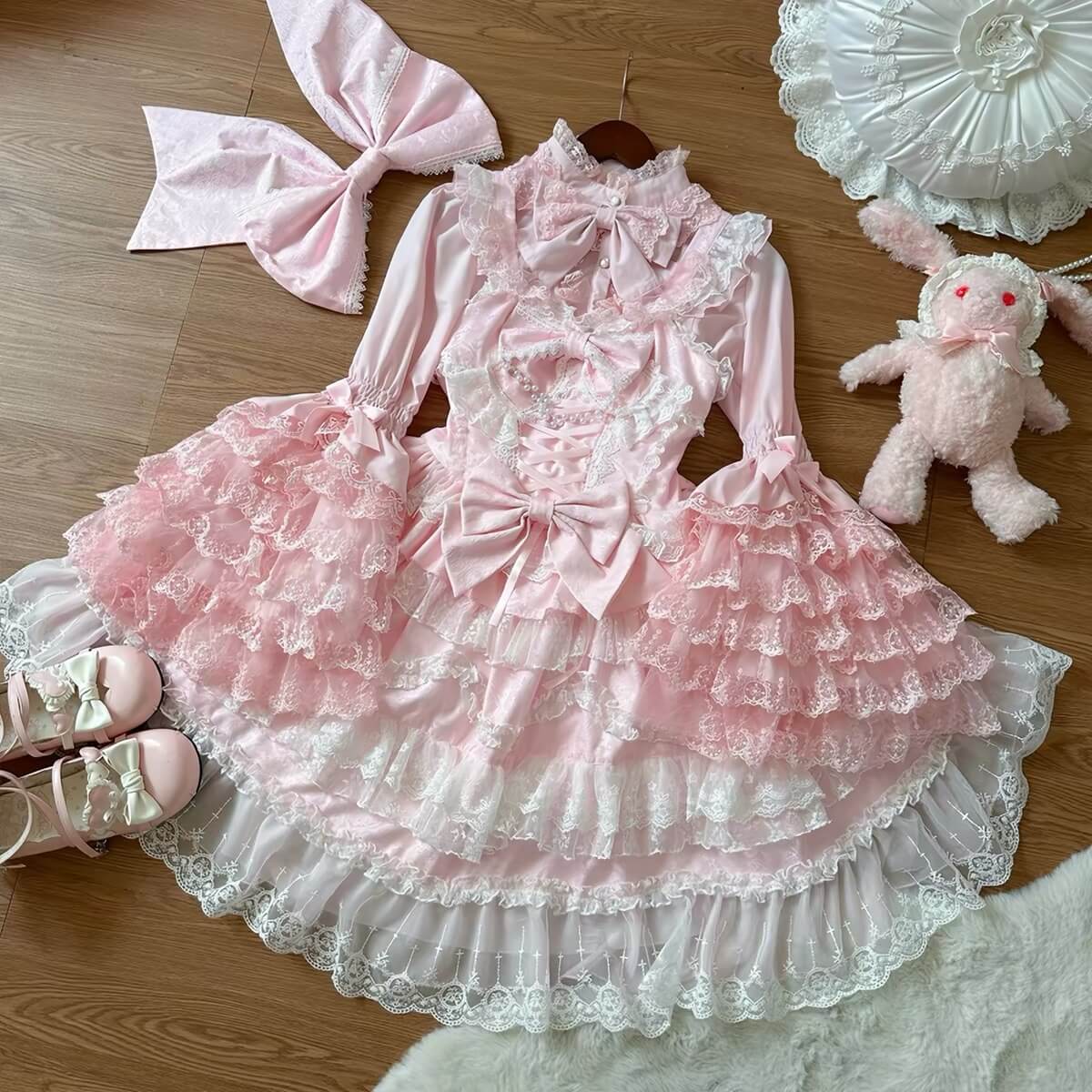 Love & Palpitation Bridal Lolita JSK| In Stock BY1120