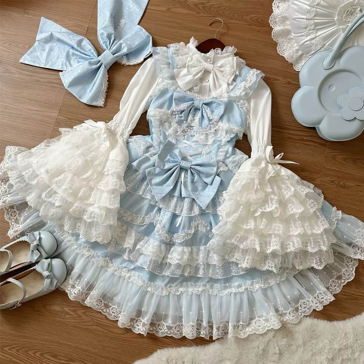 Love & Palpitation Bridal Lolita JSK| In Stock BY1120