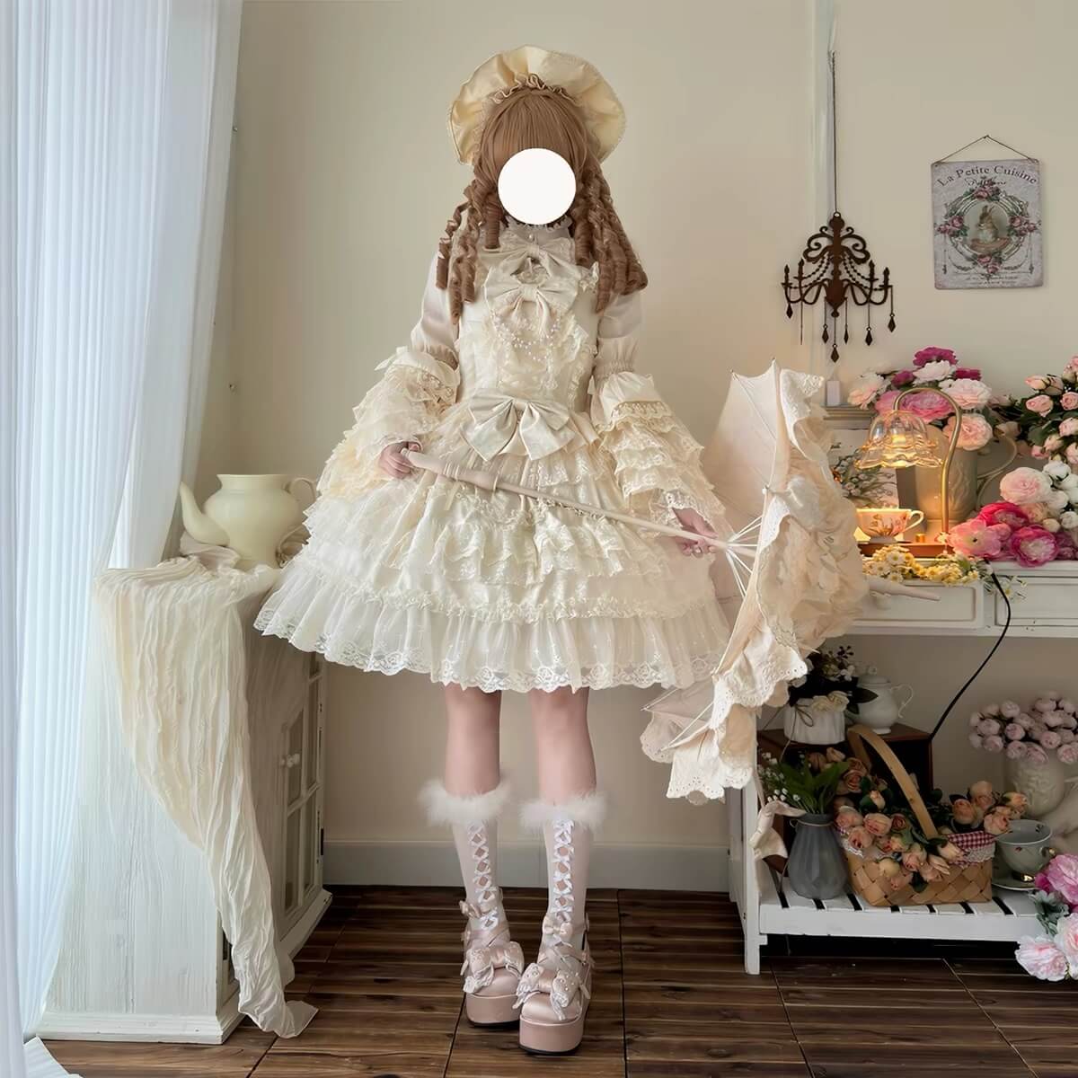 Love & Palpitation Bridal Lolita JSK| In Stock BY1120