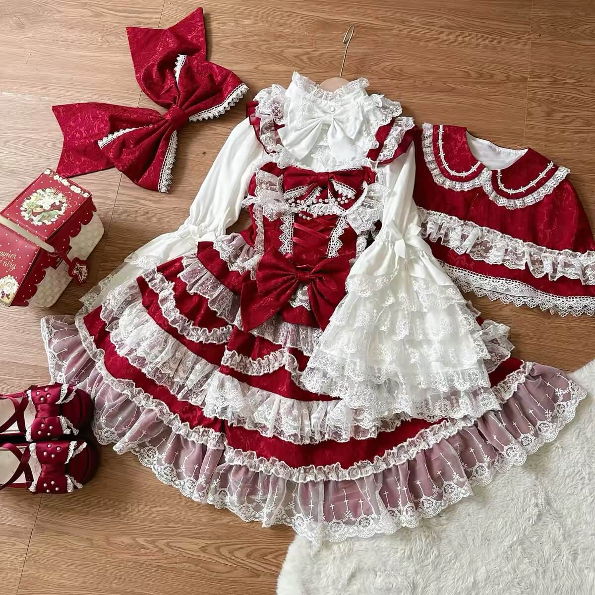 Love & Palpitation Bridal Lolita JSK| In Stock BY1120