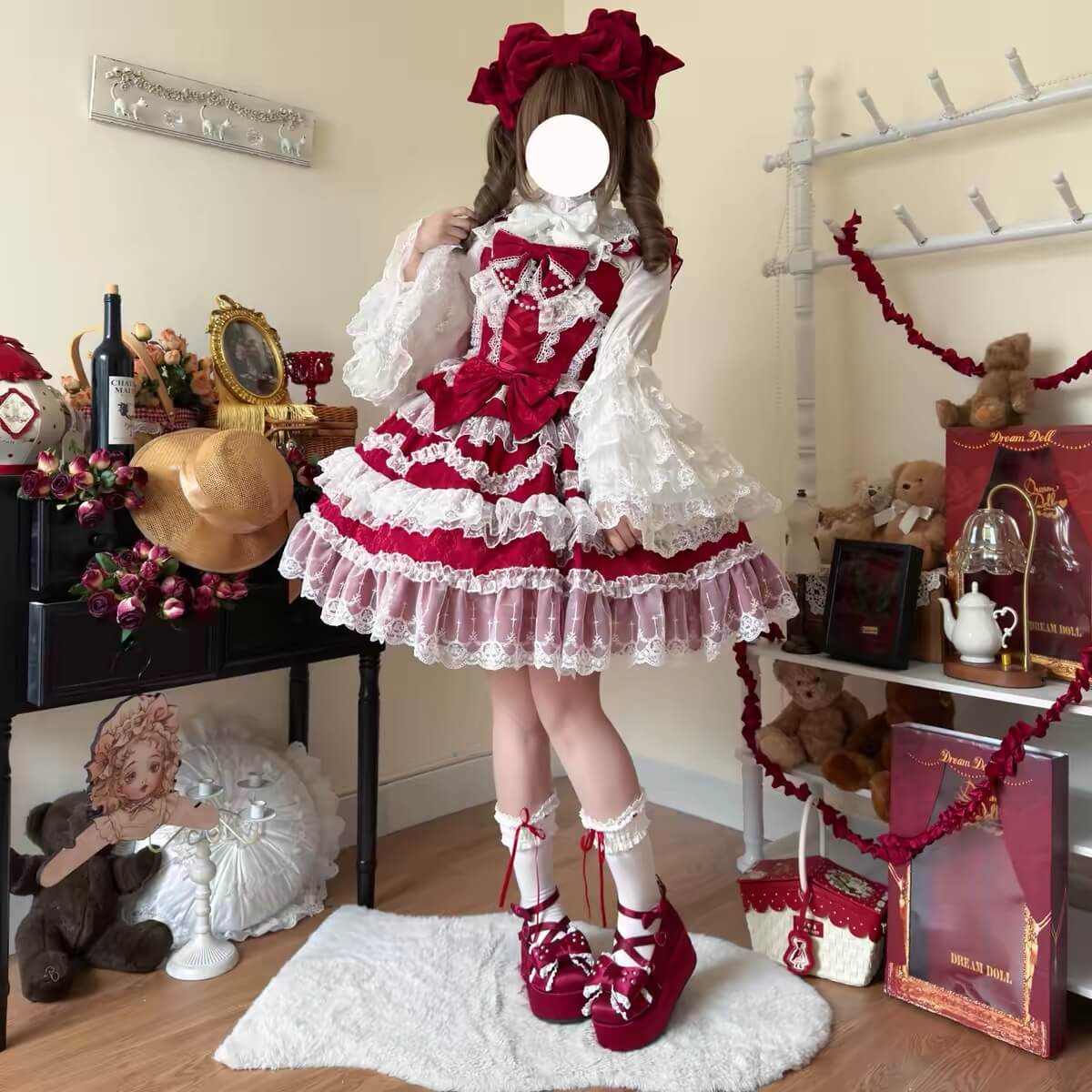 Love & Palpitation Bridal Lolita JSK| In Stock BY1120