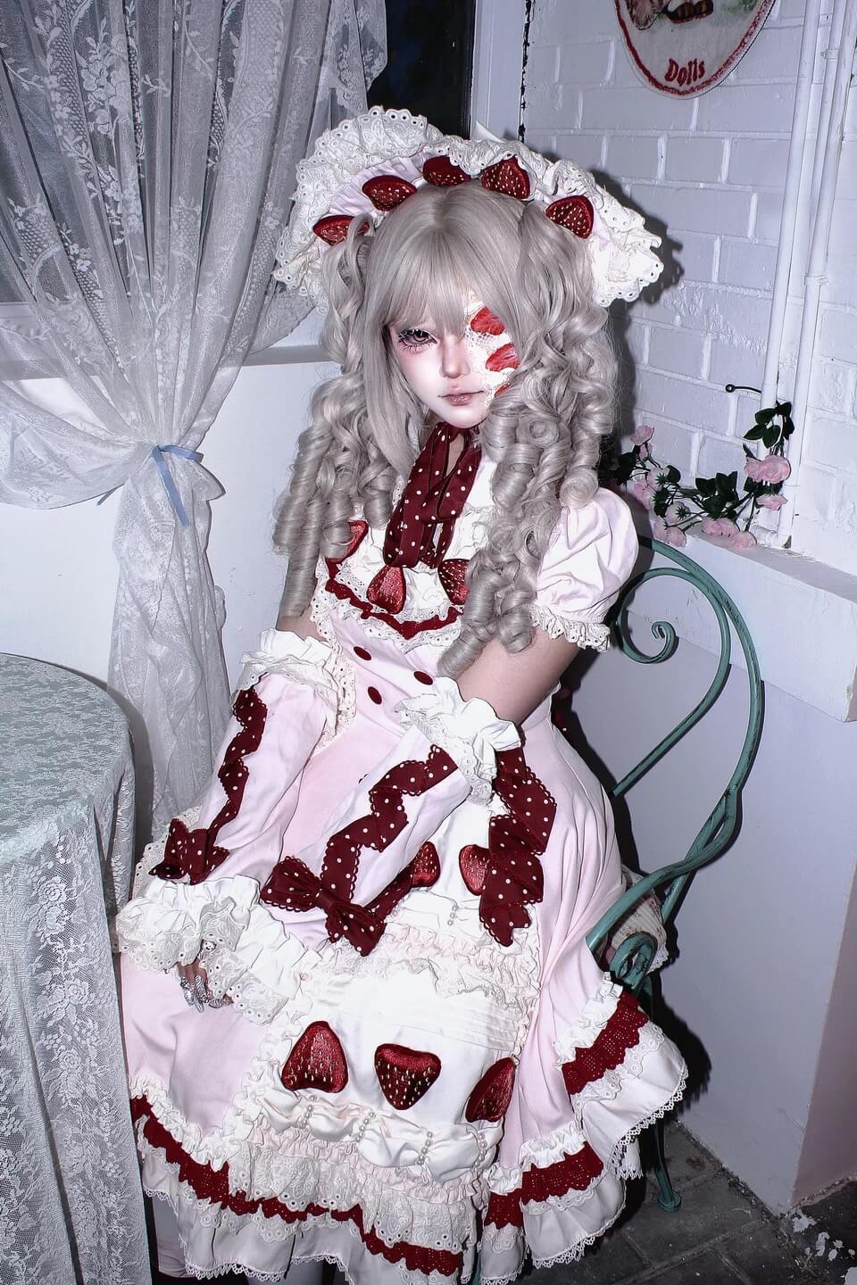 Moonlight Yao Doll Style Claw Clip Twin Ponytail Lolita Wig model