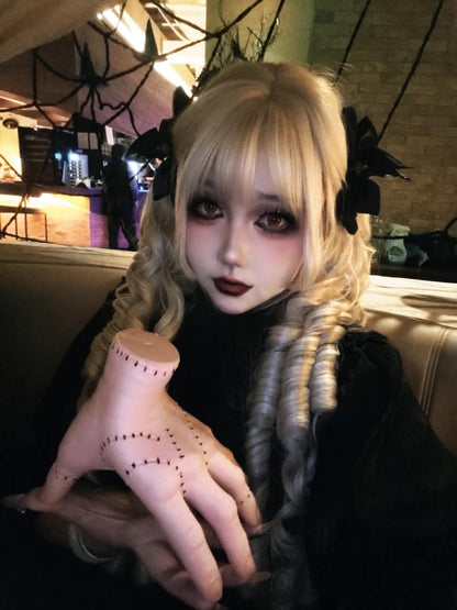 Moonlight Yao Doll Style Claw Clip Twin Ponytail Lolita Wig model