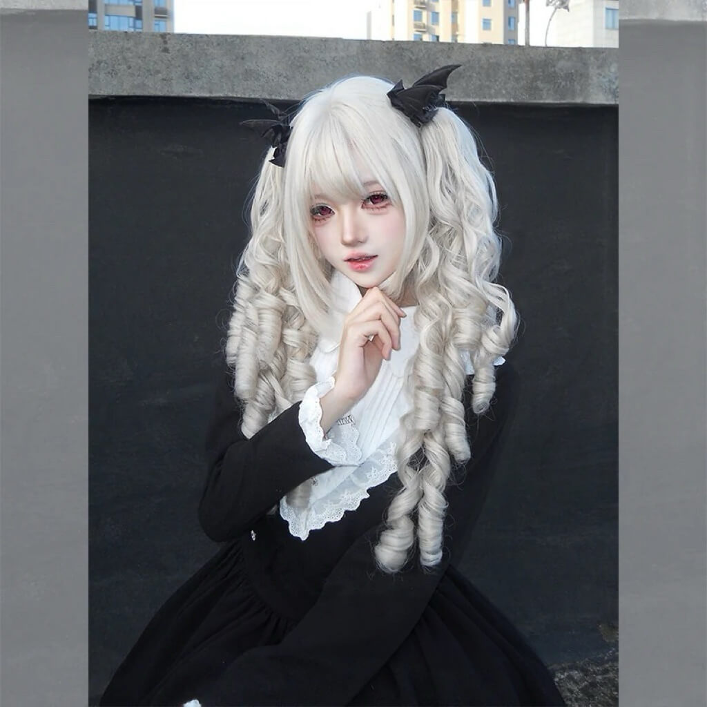 Moonlight Yao Doll Style Claw Clip Twin Ponytail Lolita Wig