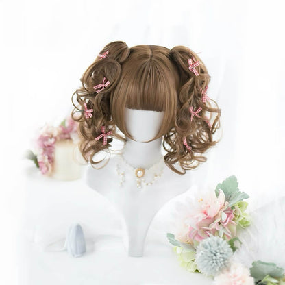 Lilith Dual Claw Clip Lolita Wig with Straight Bangs BY4455